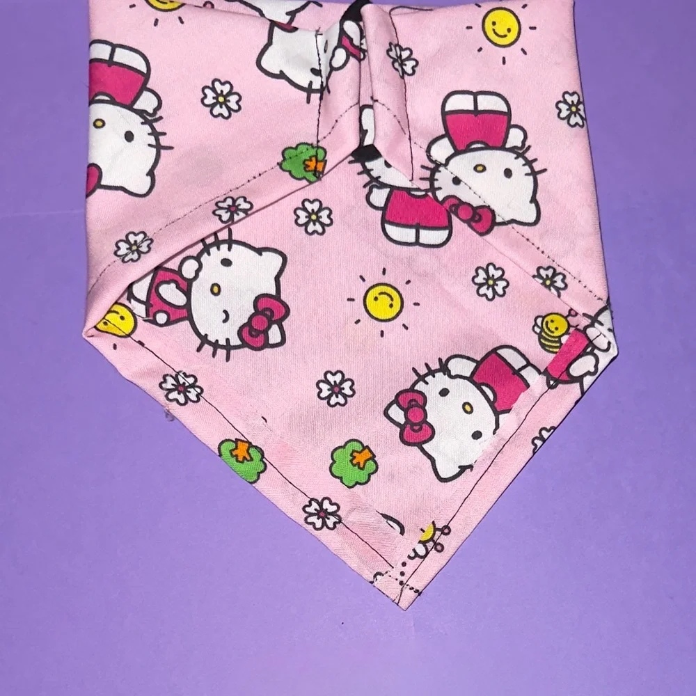 Van Gogh Inspired Dog Bandana with Cat Design